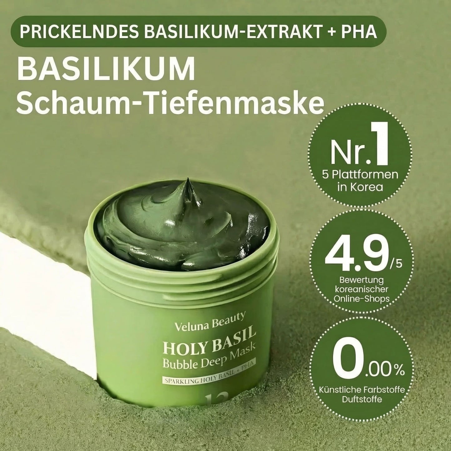 Basil Schaum Maske