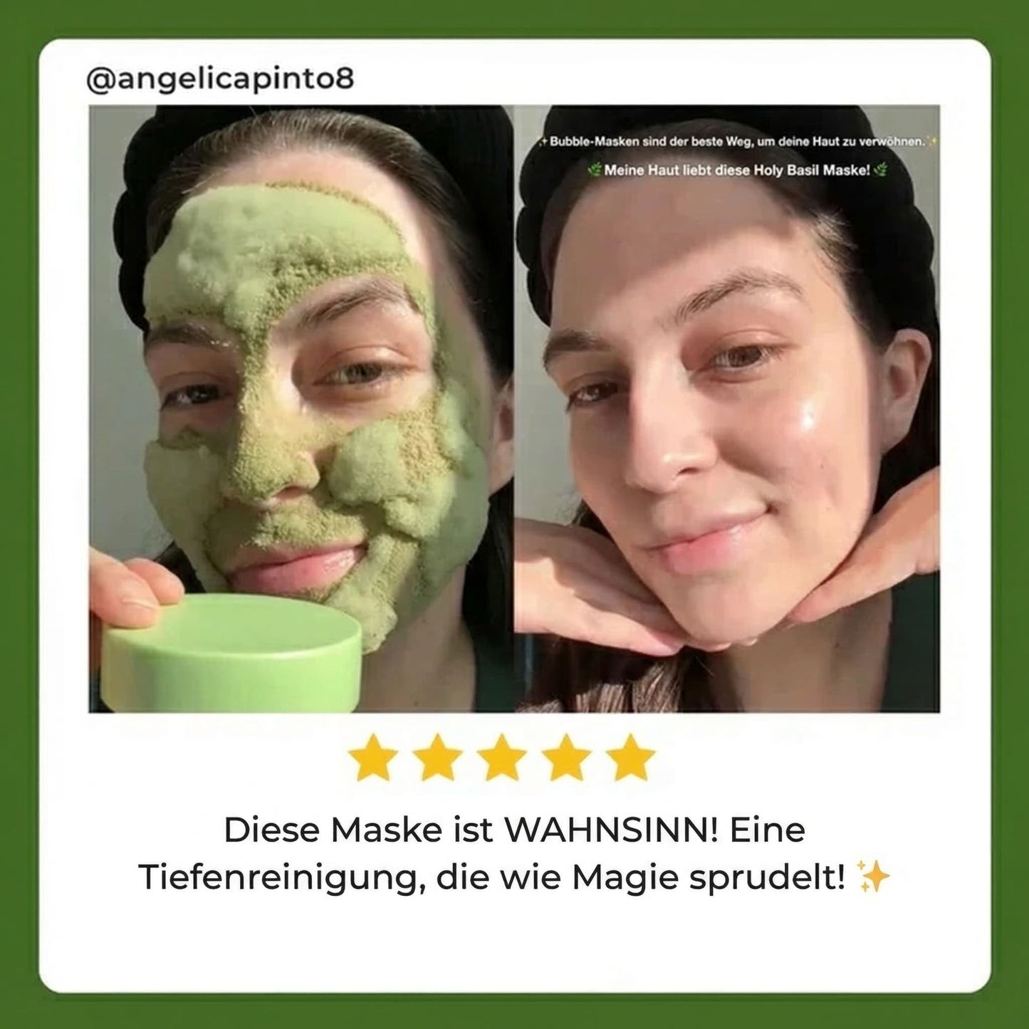 Basil Schaum Maske