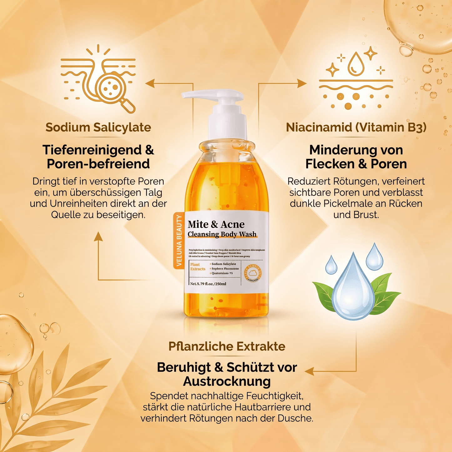 Veluna Akne Frei Body Wash